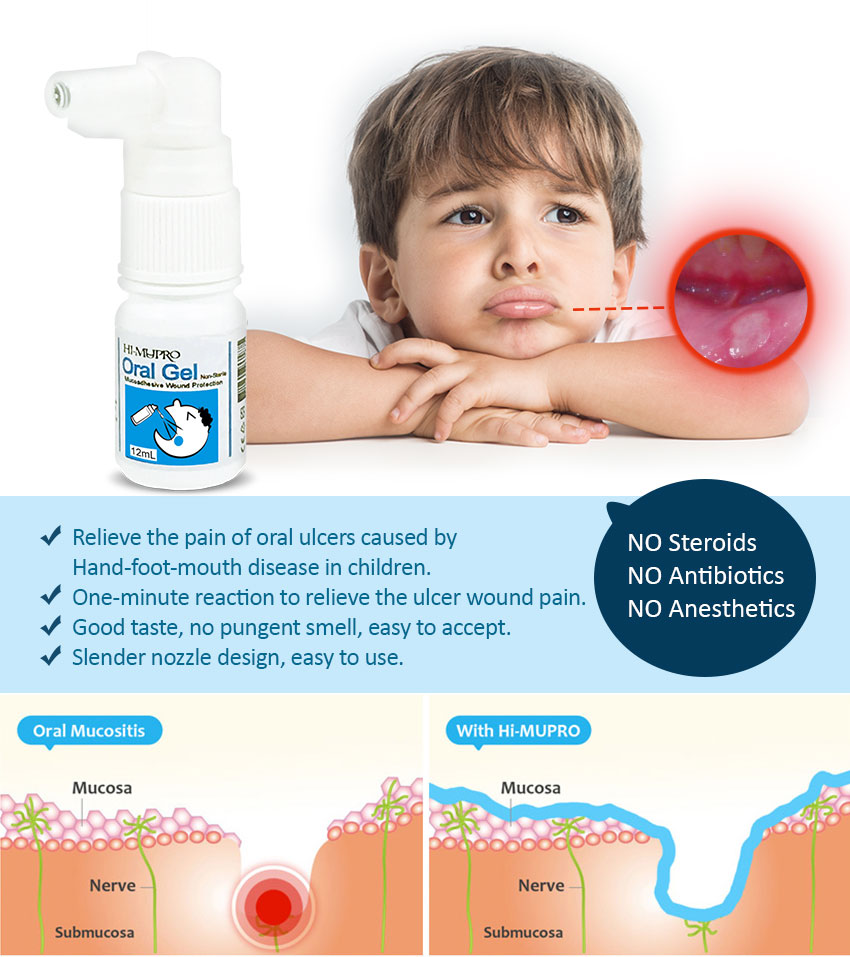 Oral Wound Rinse Spray